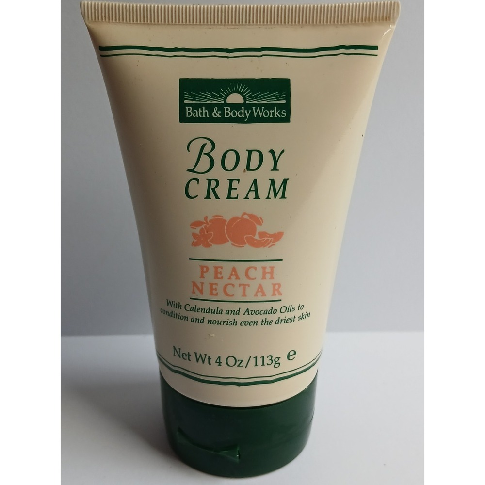 Viintage Bath & Body Works PEACH NECTAR Body Cream 4 oz Classics Very Very RARE